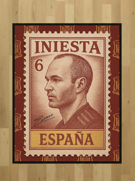 Iconic Stamps - Andrés Iniesta