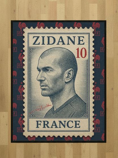 Iconic Stamps - Zinedine Zidane